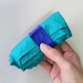 Green bag folded